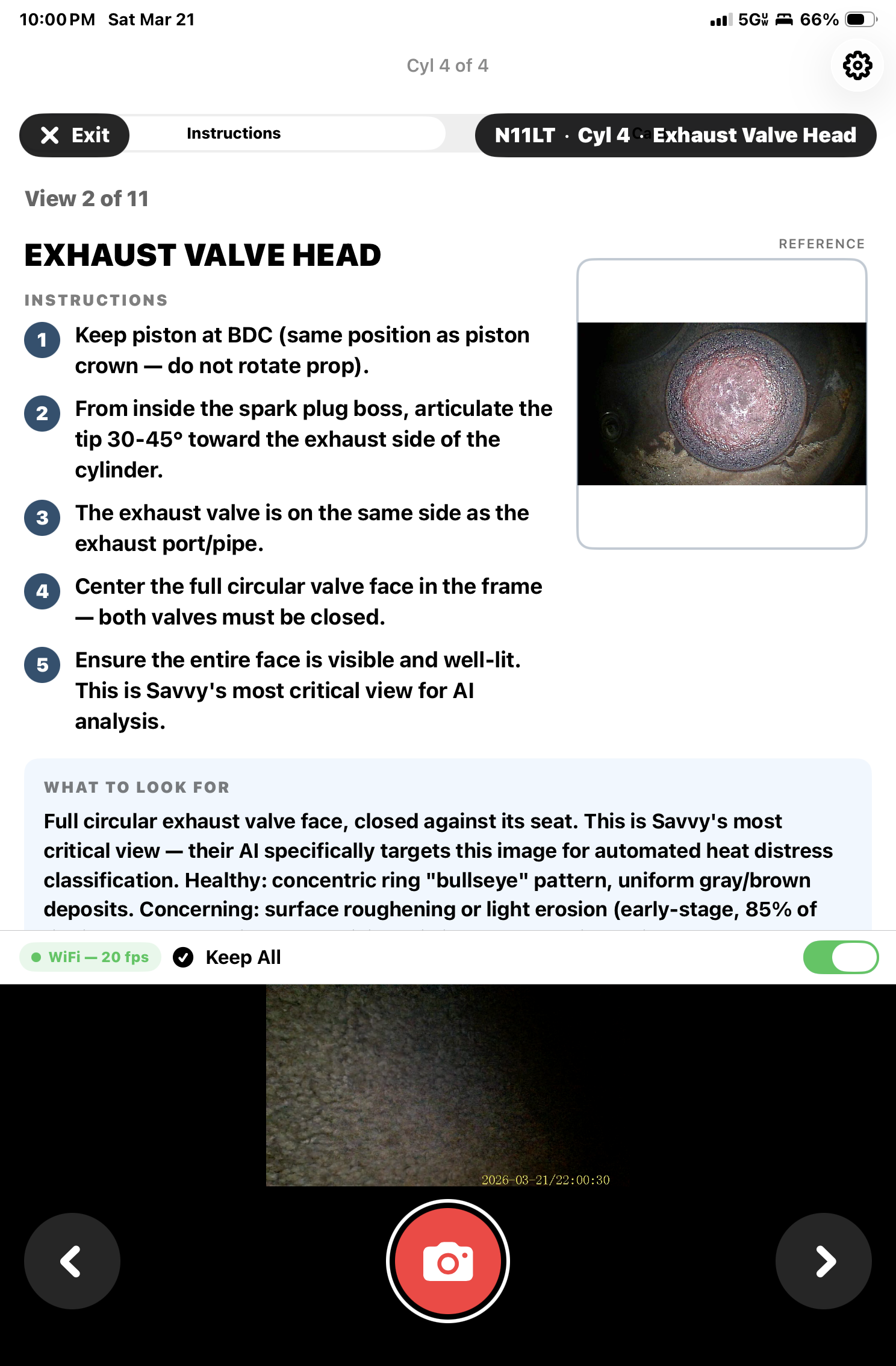 Capture instructions on iPhone